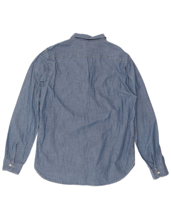 Мужская рубашка-пуловер Lee Regular Fit Indigo, средний синий