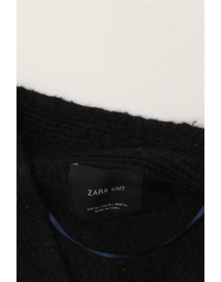 Женский открытый кардиган Zara UK 14, средний темно-синий
