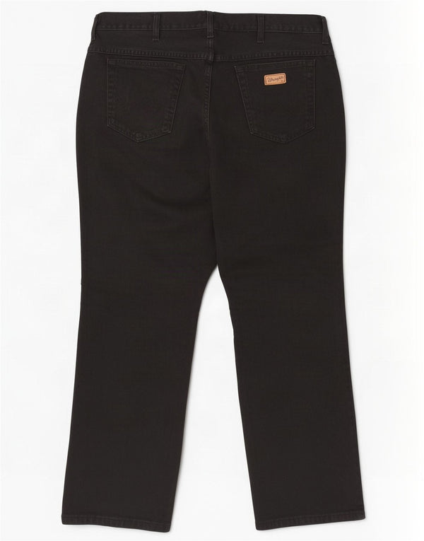 Мужские прямые джинсы Wrangler Texas W42 L30, черный хлопок