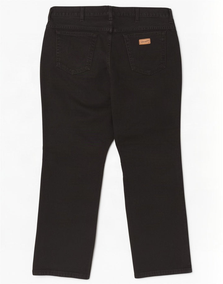 Мужские прямые джинсы Wrangler Texas W42 L30, черный хлопок