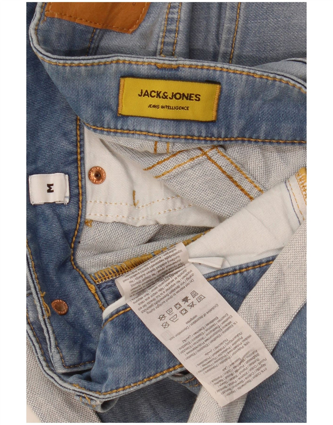 Мужские джинсовые шорты Jack & Jones Regular W32, синие, хлопок