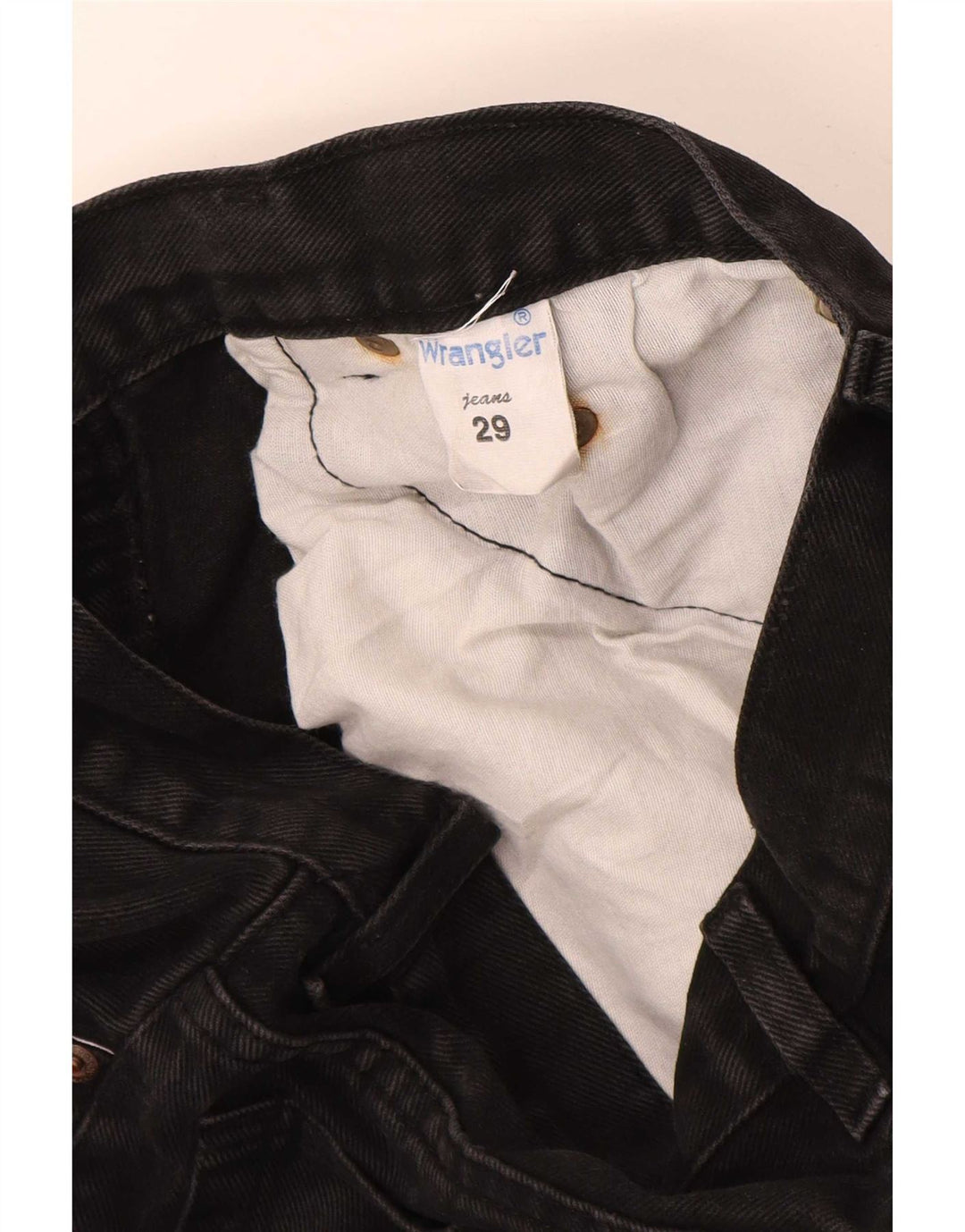 Мужские прямые джинсы Wrangler W29 L29, черный хлопок