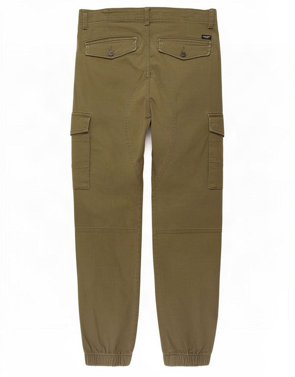 Мужские брюки-карго Jack & Jones W30 L28, хаки, хлопок