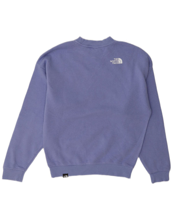 Женский свитер с рисунком The North Face, размер UK 10, маленький фиолетовый