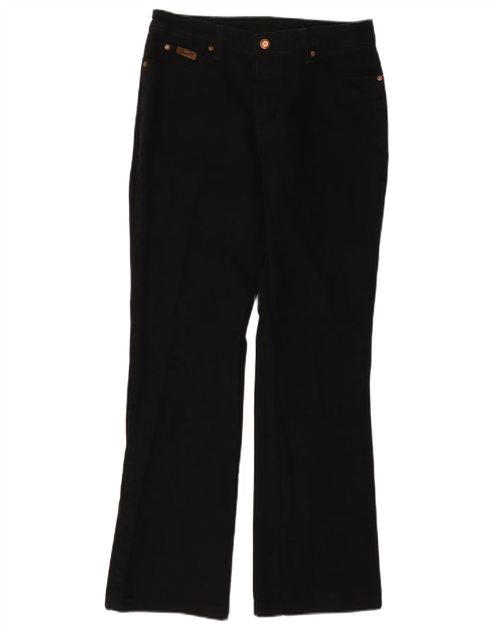Женские джинсы Wrangler Bootcut W30 L30, черные, хлопковые