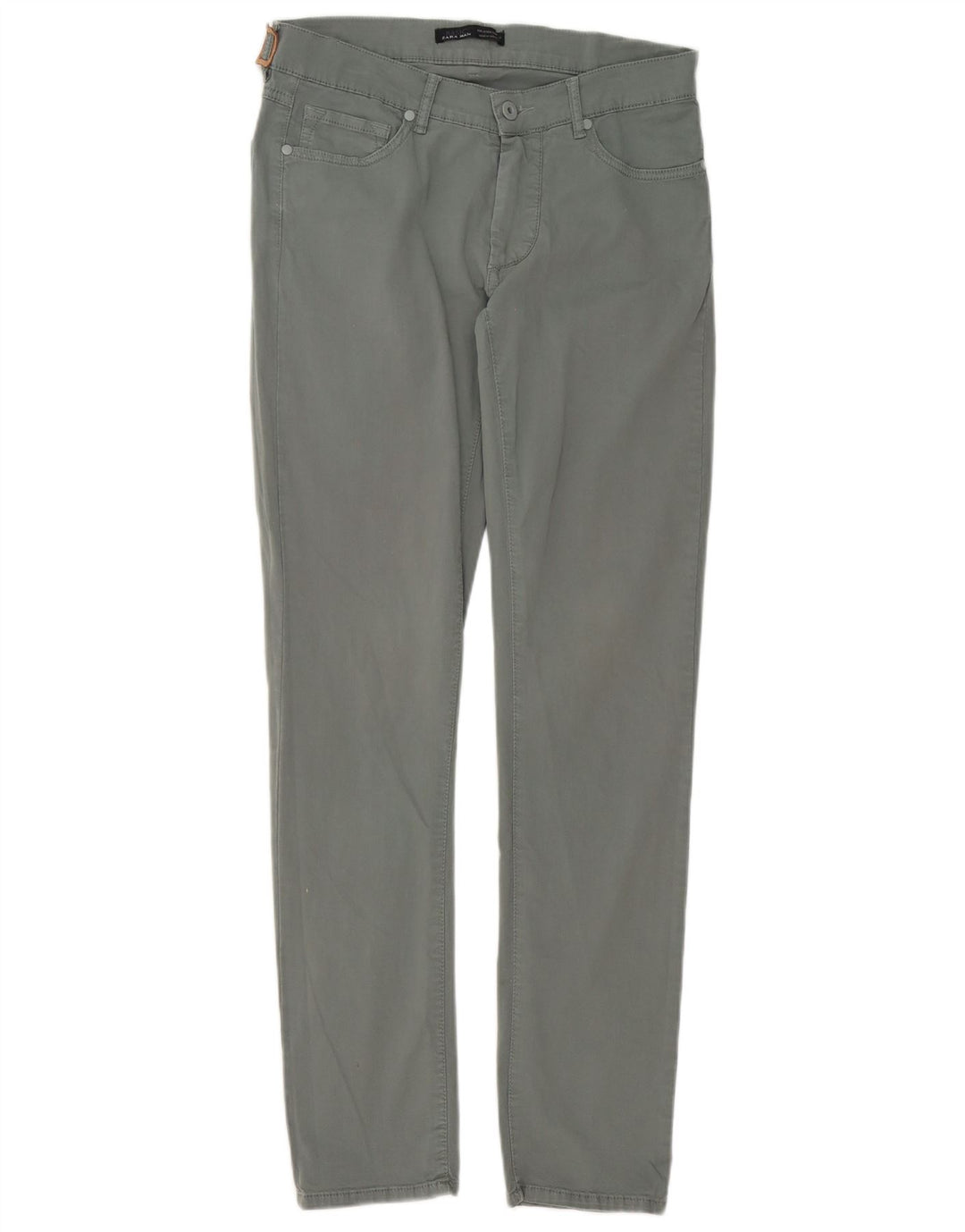 Мужские узкие джинсы ZARA EU 40 Medium W31 L31 Серый хлопок