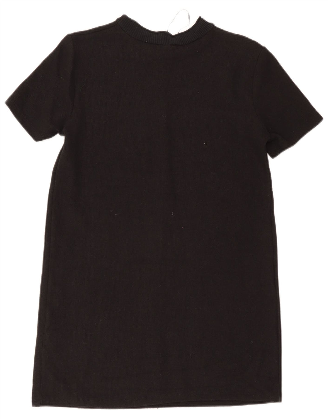 Женское платье прямого кроя Zara UK 12, средний черный хлопок