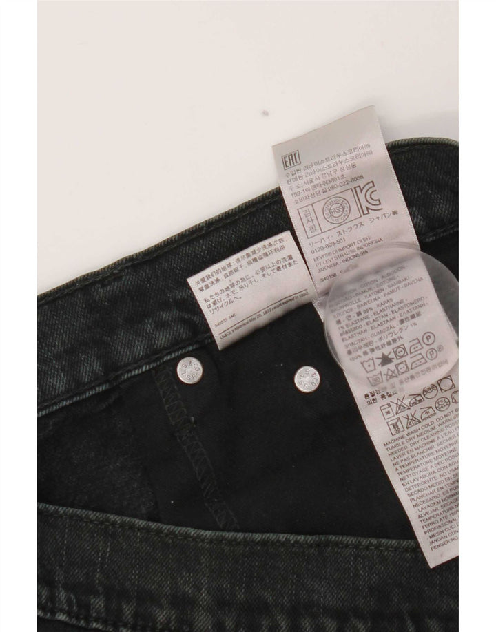 Мужские прямые джинсы Levi's W34 L32, черный хлопок