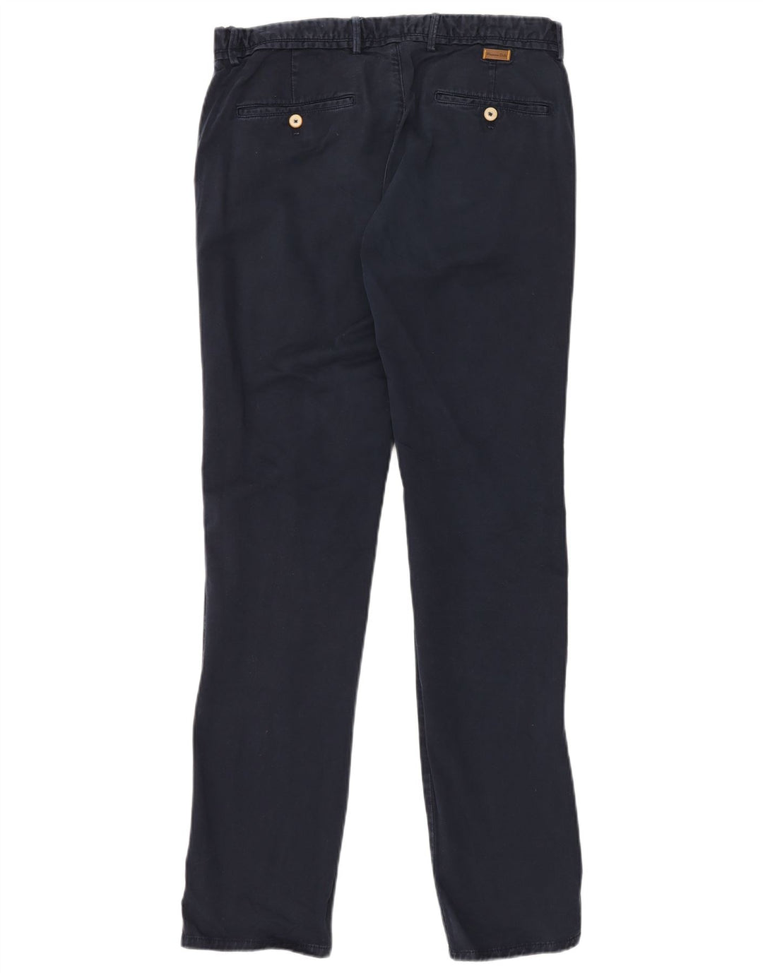 Мужские брюки-чиносы MASSIMO DUTTI Slim Fit EU 42, большие W32 L34, темно-синие