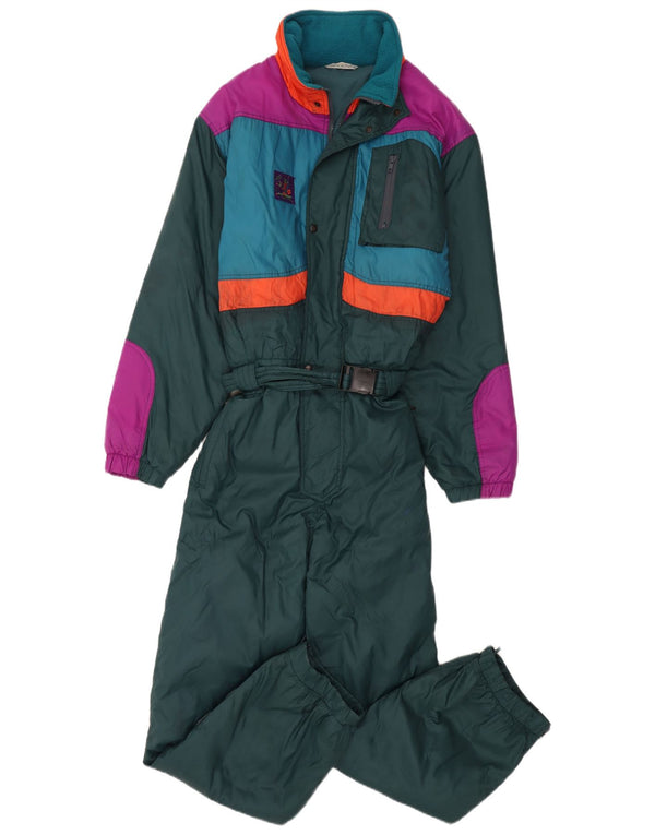 Мужской лыжный комбинезон Brugi IT 52 XL зеленый с цветными блоками из полиамида