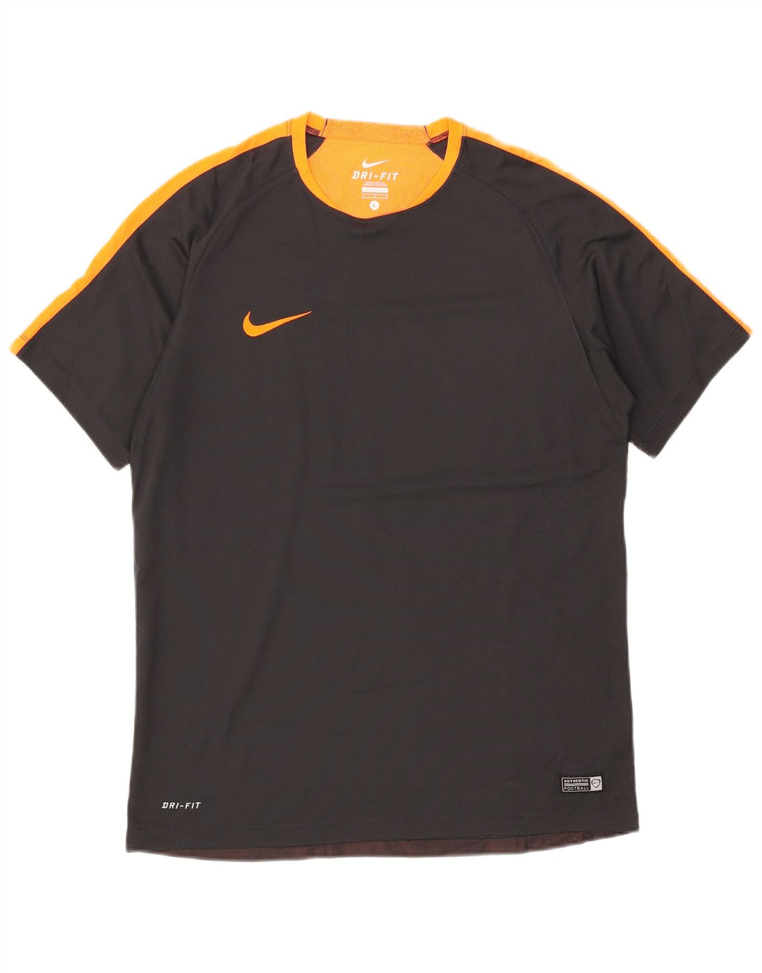 Мужская футболка Nike Dri Fit, большая, черная, с цветными блоками