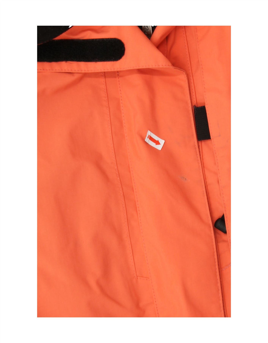 JACK WOLFSKIN Womens Oversized Windbreaker Jacket UK 14/16 Large Orange Vintage Jack Wolfskin and Second-Hand Jack Wolfskin from Messina Hembry 