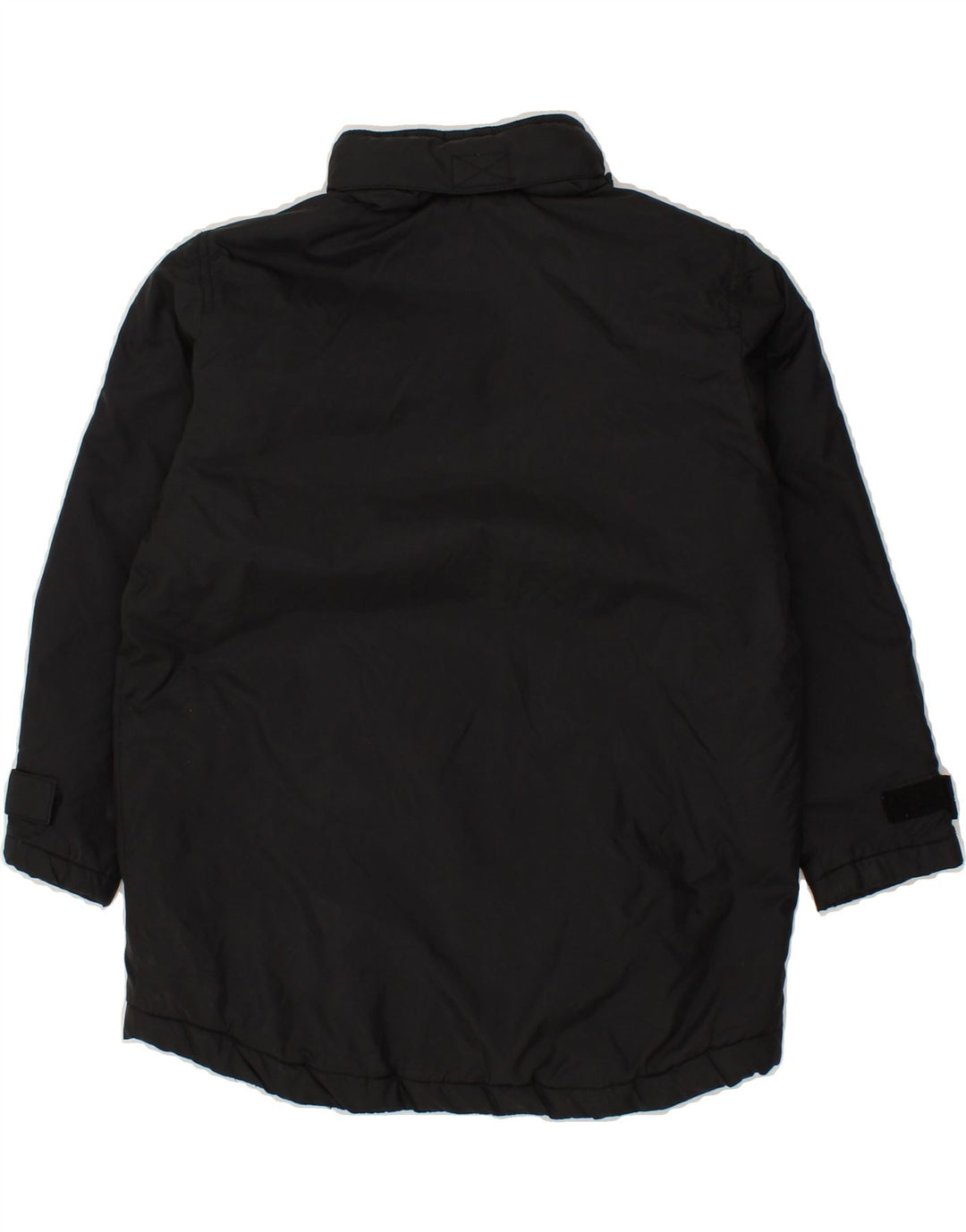 REEBOK Boys Hooded Windbreaker Jacket 10-11 Years Black Vintage Reebok and Second-Hand Reebok from Messina Hembry 