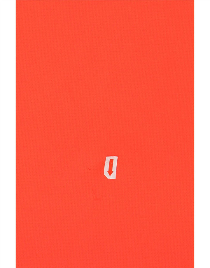 Футболка ADIDAS Climalite для мальчиков, топ 15–16 лет, оранжевый полиэстер с цветными блоками