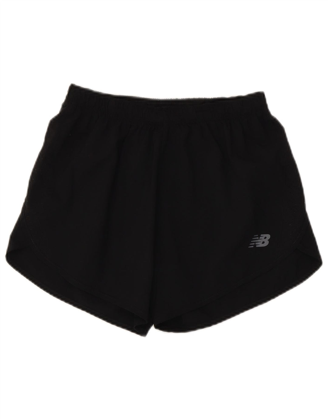 Женские спортивные шорты New Balance, маленькие черные из полиэстера