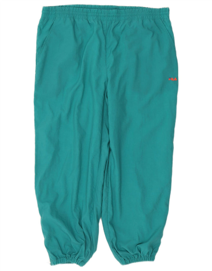 Мужской спортивный костюм Fila IT 54 XL зеленый с цветными блоками, полиамид