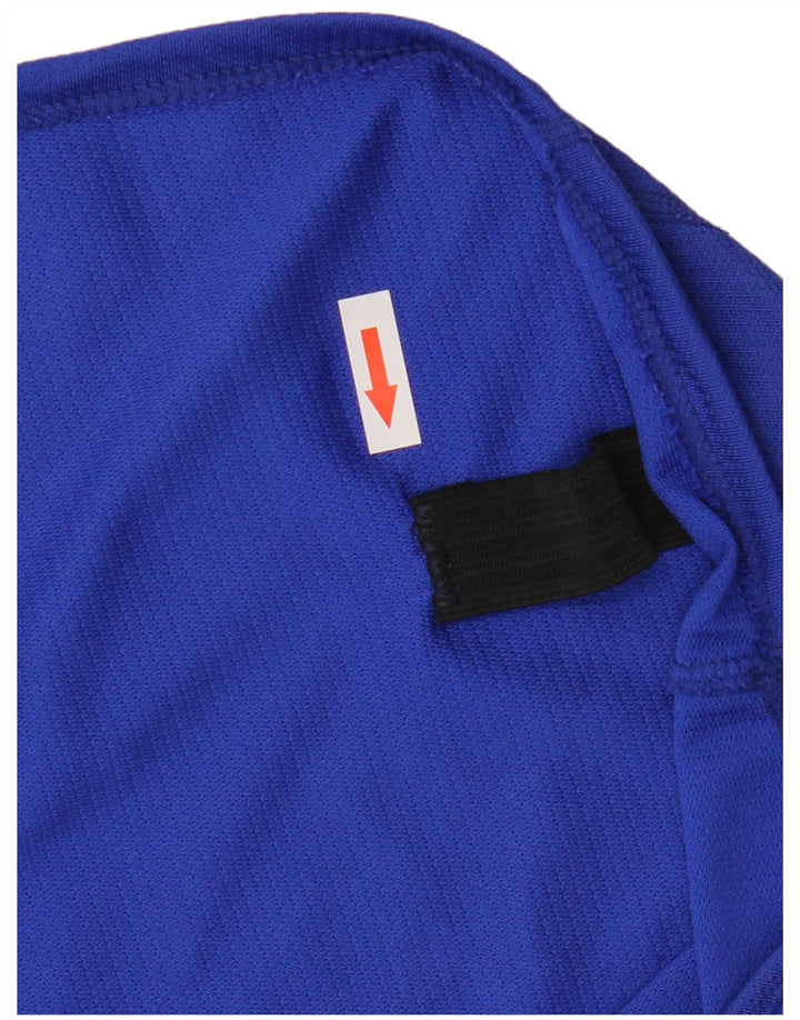 Мужской жилет с рисунком Asics, большой синий полиэстер с цветными блоками