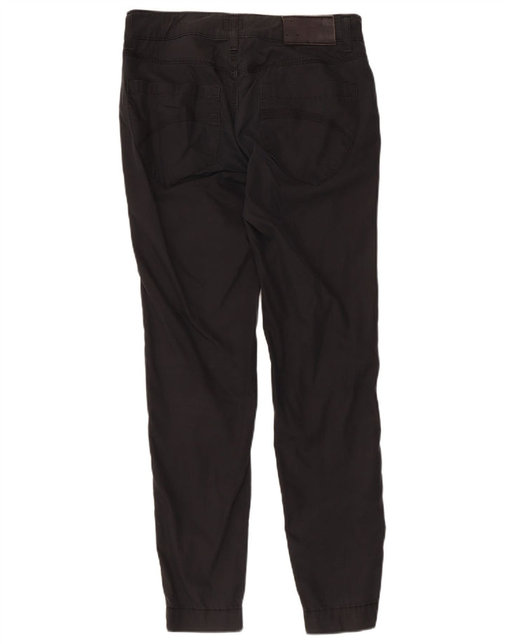 TRUSSARDI Womens Slim Trousers W27 L28 Black Cotton