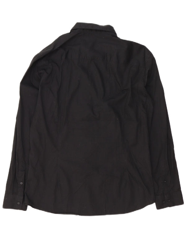 Мужская рубашка Jack & Jones 2XL, черный хлопок