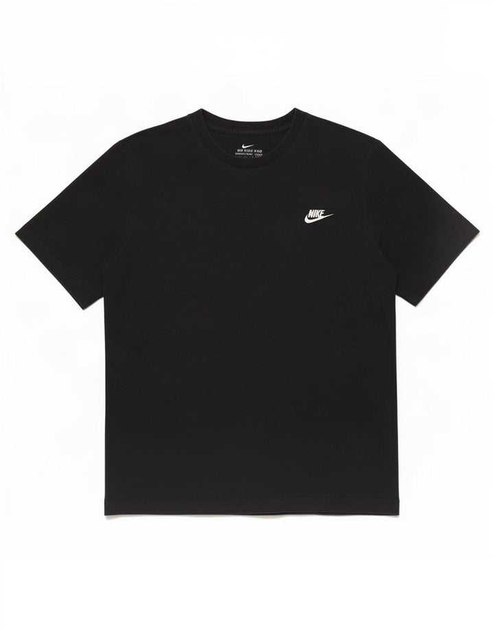 Мужская футболка Nike из хлопка среднего размера, черная