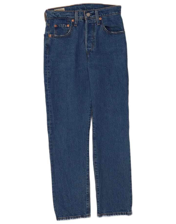 Женские прямые джинсы Levi's 501 W25 L26 синие, хлопок