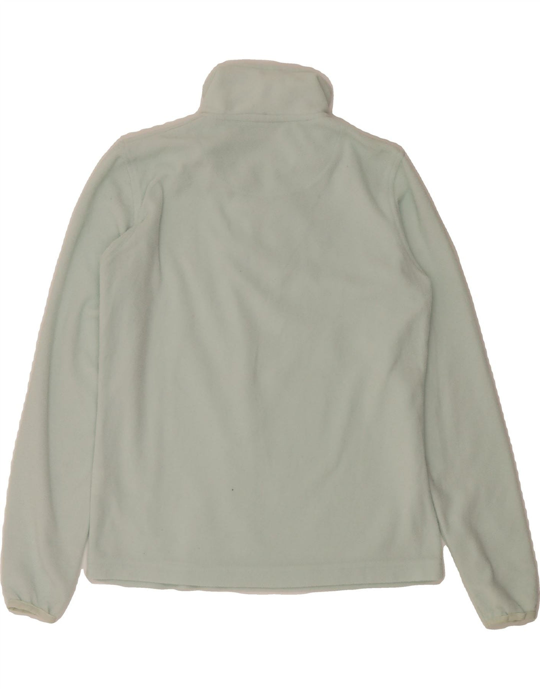 LOTTO Womens Zip Neck Fleece Jumper UK 12 Medium Blue Polyester Vintage Lotto and Second-Hand Lotto from Messina Hembry 