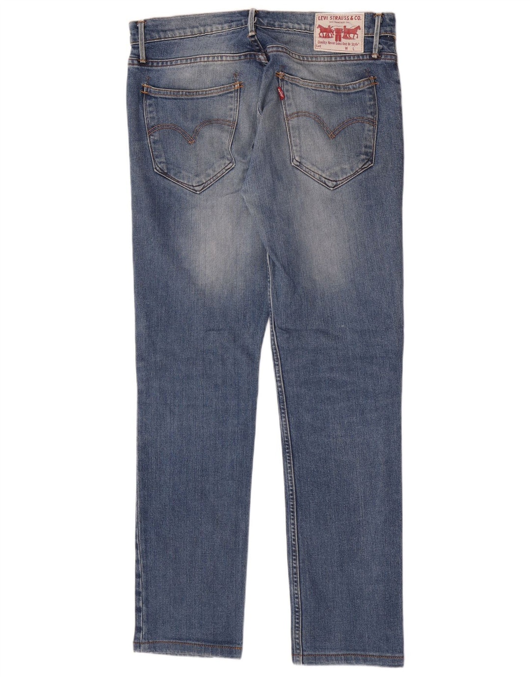 Мужские узкие джинсы Levi's W34 L30 синие