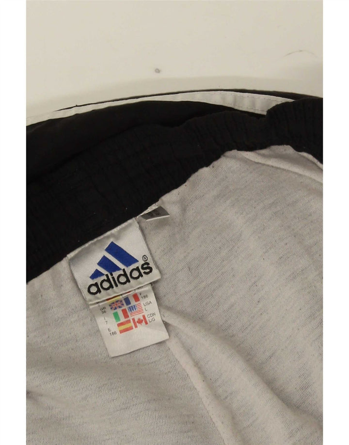 Adidas Мужские спортивные брюки Джоггеры Большой черный полиэстер