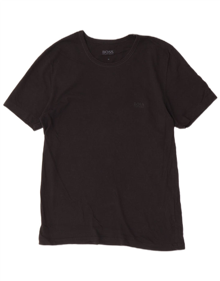 Мужская футболка Hugo Boss Top Medium Black Cotton