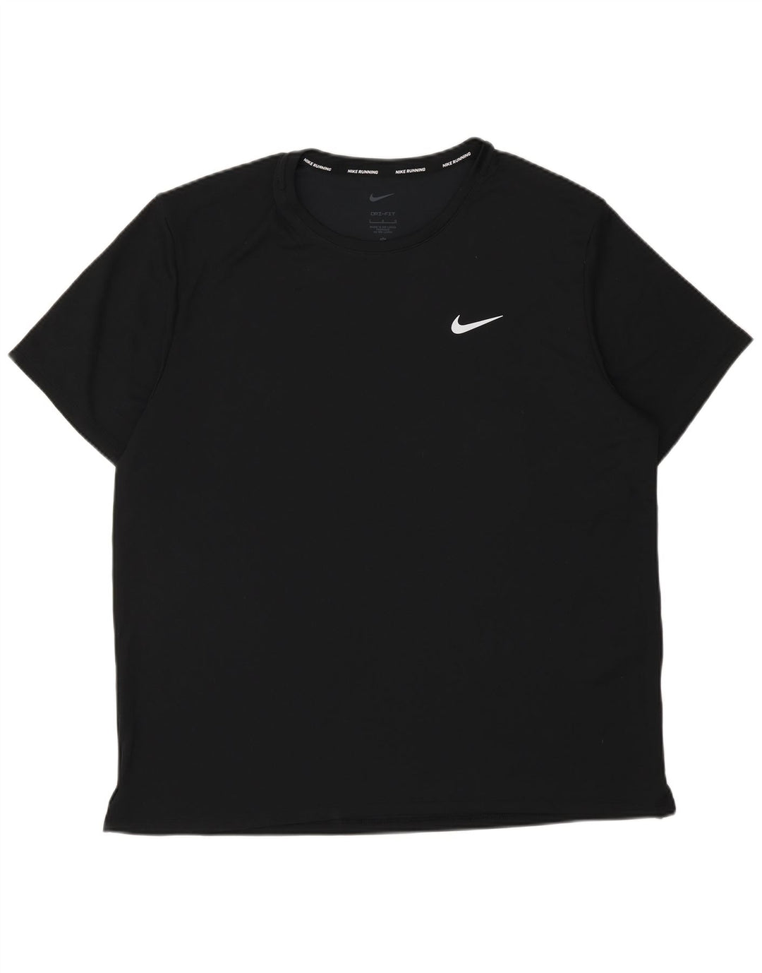 Мужская футболка Nike Dri Fit с графикой, большой черный полиэстер