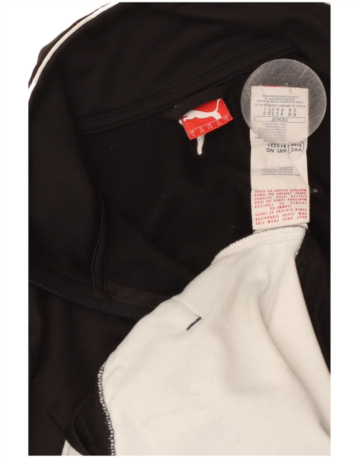 Женский спортивный костюм Puma UK 14, большой черный полиэстер с цветными блоками