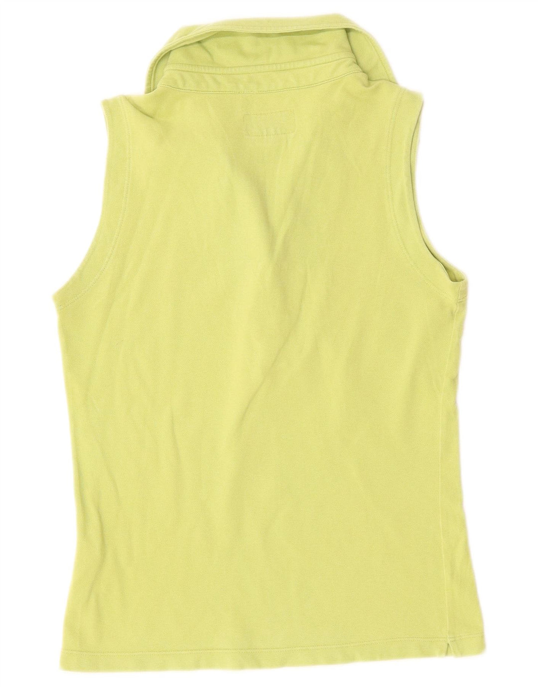 Женская рубашка поло без рукавов MARLBORO CLASSICS UK 14, большой зеленый хлопок