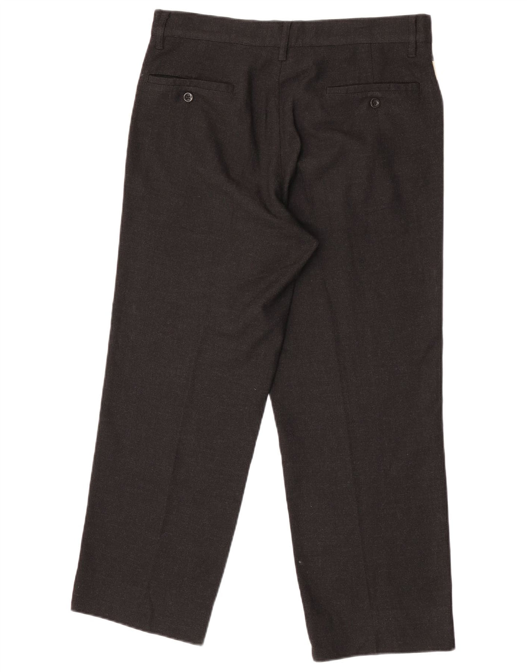 Armani Мужские прямые повседневные брюки IT 48 Medium W32 L27 Черные полиэстер