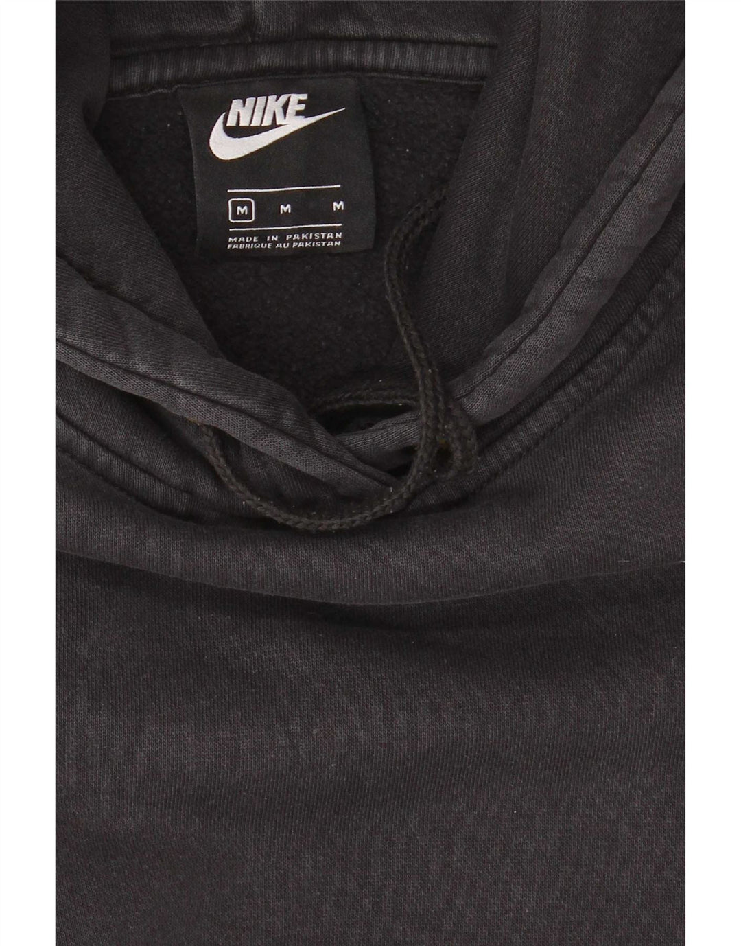 Женский джемпер с капюшоном большого размера Nike UK 14, средний черный, хлопок
