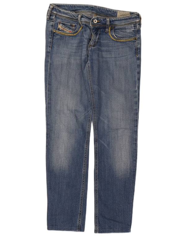 Женские узкие прямые джинсы Diesel Lowky W29 L28, синий хлопок