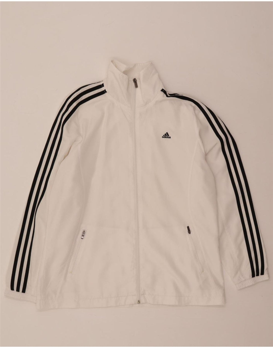 Женская спортивная куртка Adidas Climalite UK 16, большой белый полиэстер