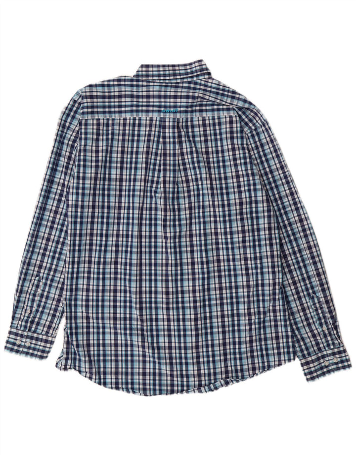 Мужская приталенная рубашка Ariat XL, синяя клетка, хлопок