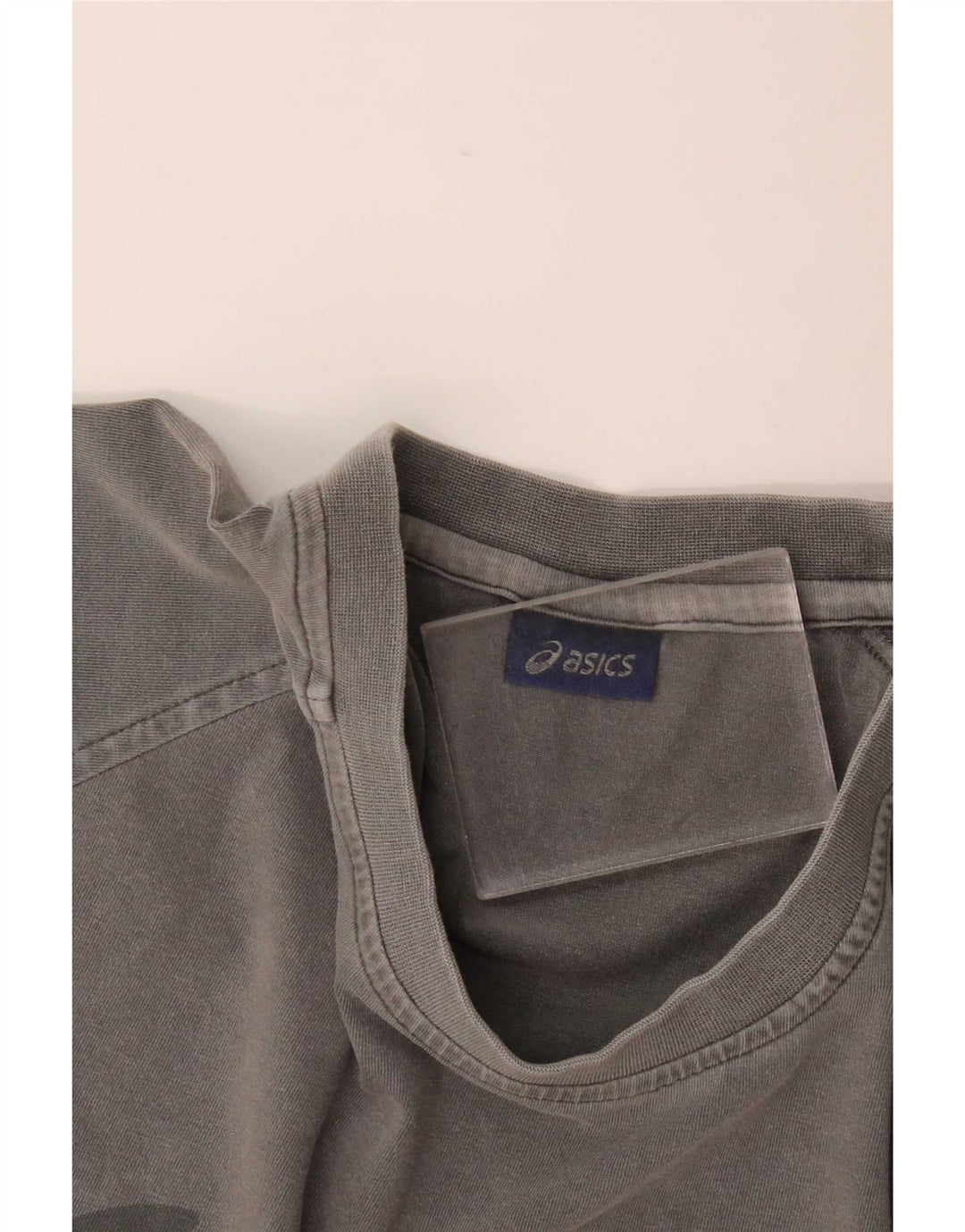 Мужская футболка с рисунком Asics Top XL Серая