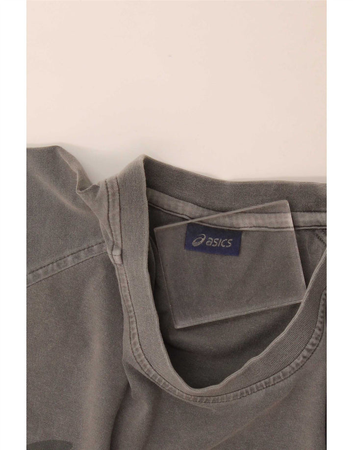 Мужская футболка с рисунком Asics Top XL Серая