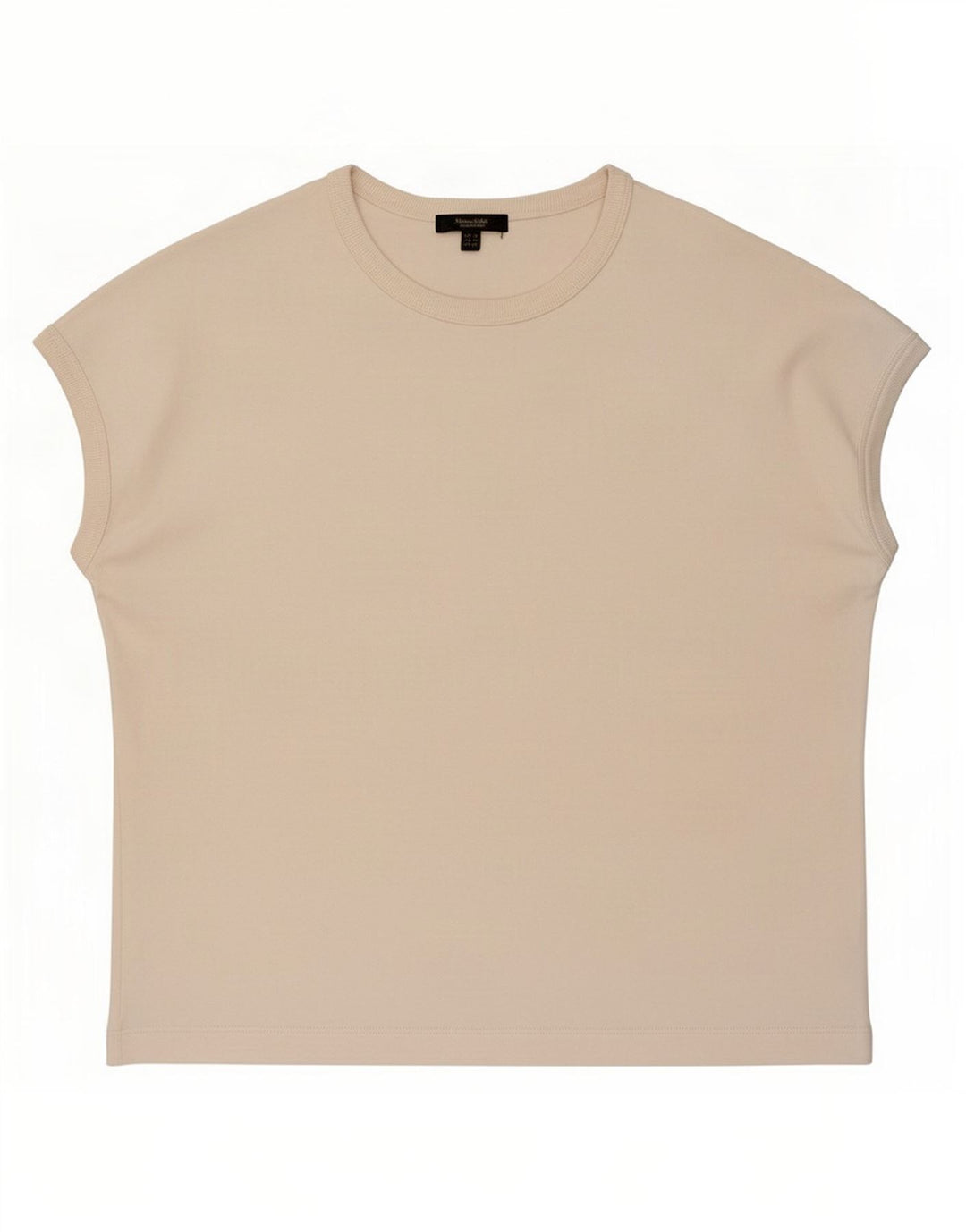 Женская футболка Massimo Dutti Top UK 14 Medium Beige