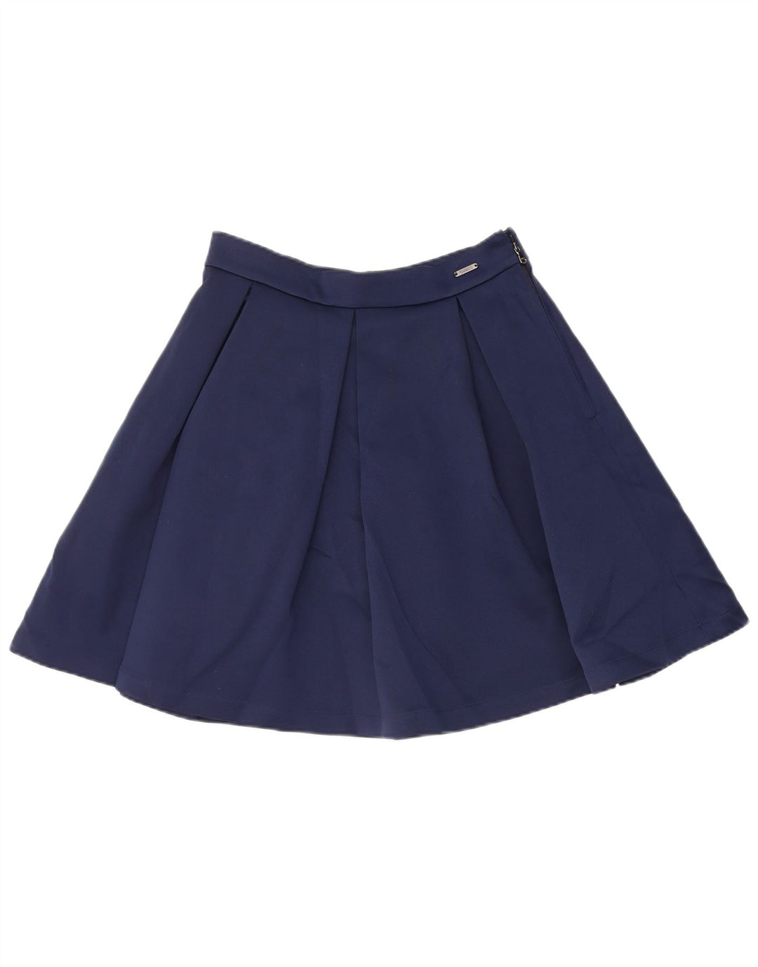 GUESS Женская юбка-трапеция W28, средний темно-синий полиэстер