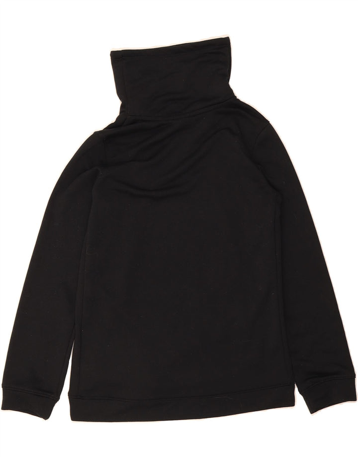 NIKE Boys Dri Fit Graphic Sweatshirt Jumper 13-14 Years XL Black Polyester Vintage Nike and Second-Hand Nike from Messina Hembry 
