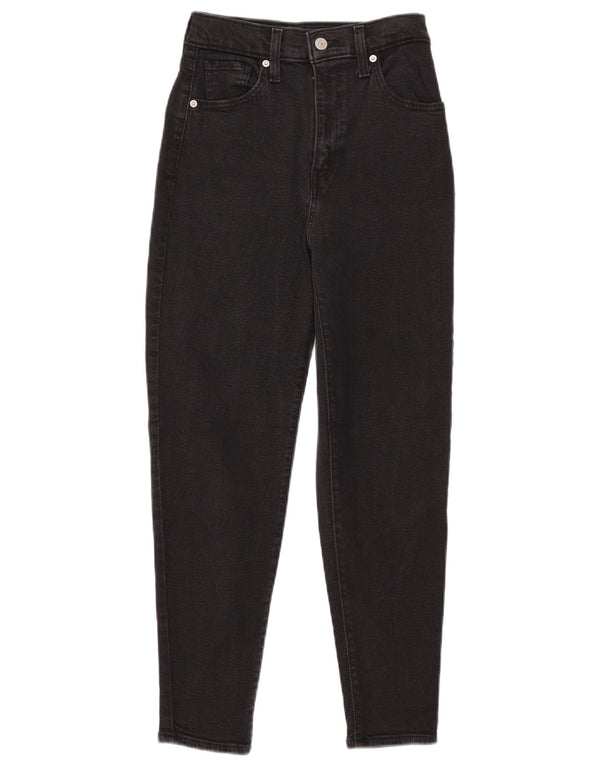 Женские зауженные джинсы Levi's W24 L27, черный хлопок