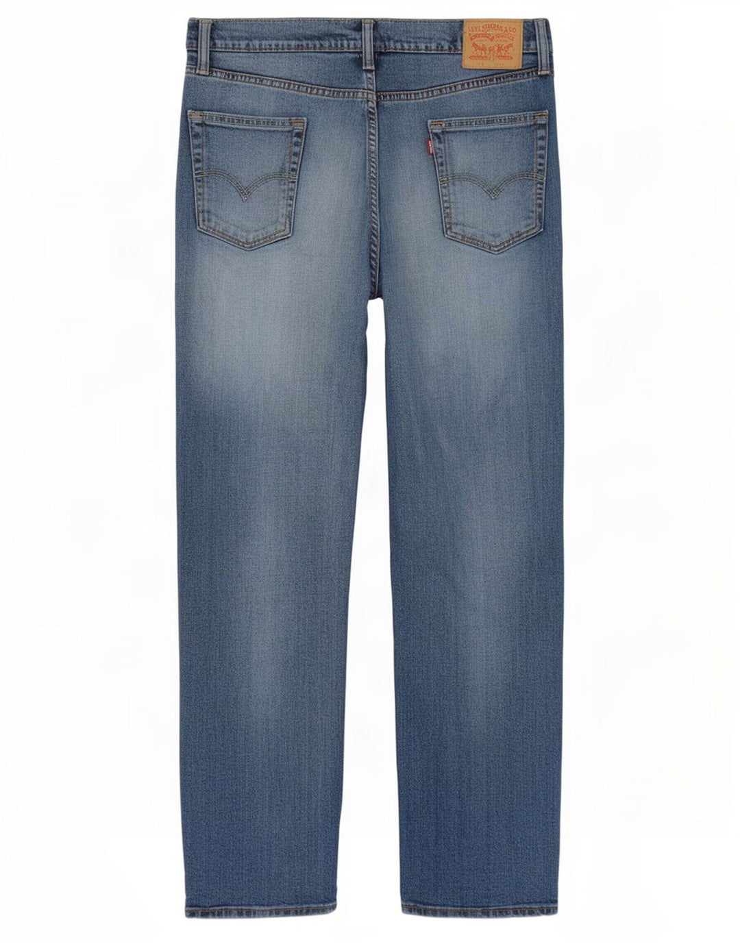 Мужские прямые джинсы Levi's W34 L32 синие, хлопок