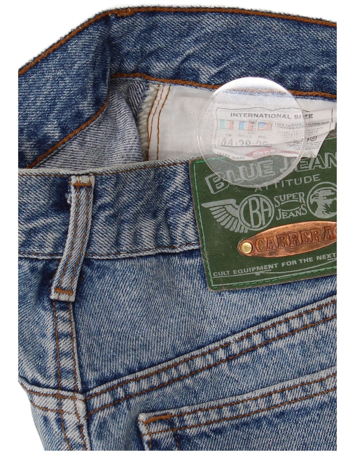 Carrera Женские джинсовые шорты с высокой талией IT 44 Medium W26 Синие, хлопок