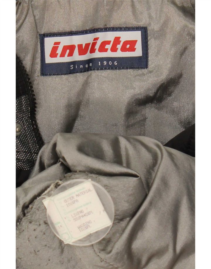 Женская ветровка Invicta с графическим рисунком UK 14, большая черная цветная блокировка