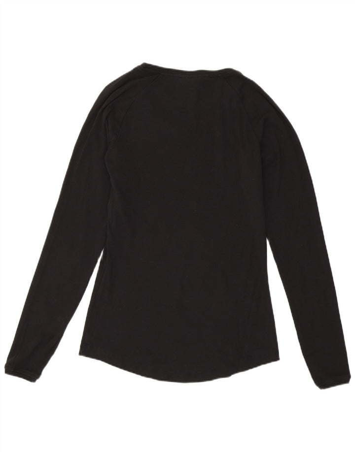 Женский топ CHAMPION Heritage Fit с длинным рукавом UK 14, большой черный цвет