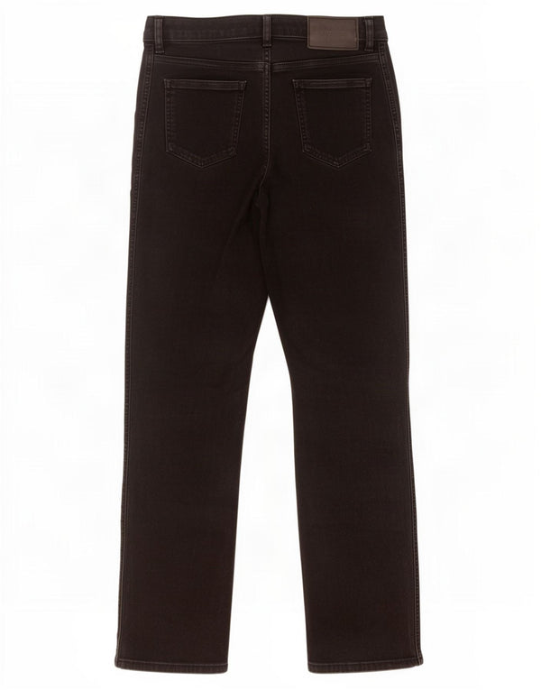 Женские прямые джинсы Marks & Spencer Autograph UK 10, маленькие W28 L30, черные
