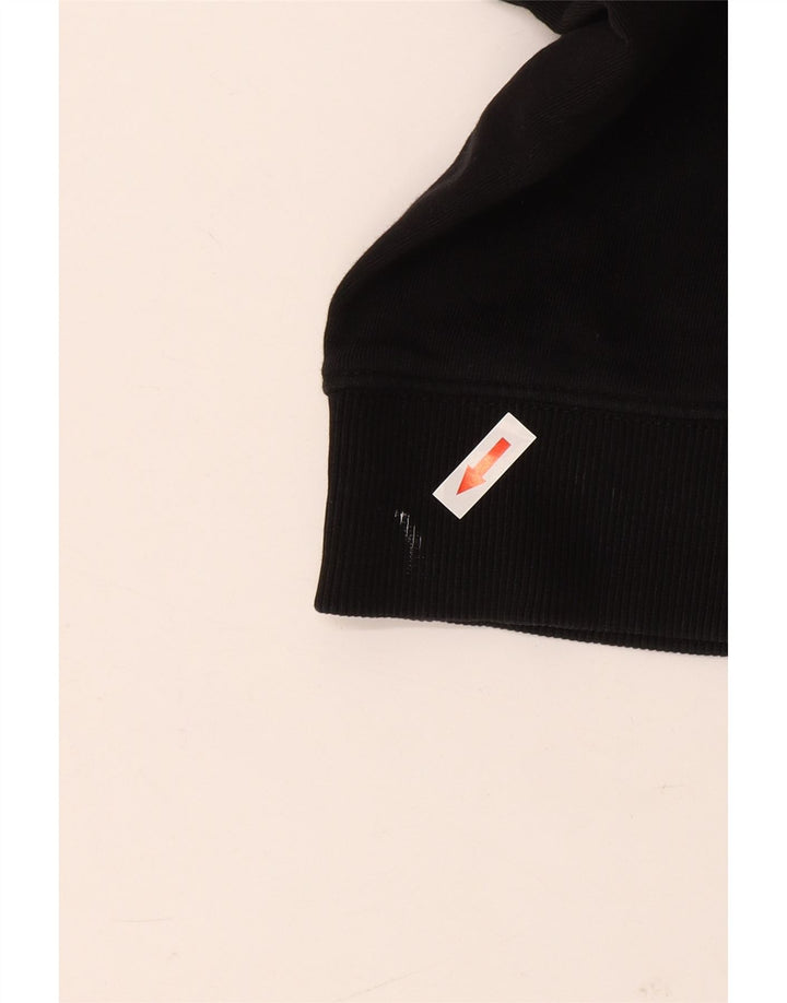 Мужской джемпер с капюшоном Vans, черный, хлопковый, среднего размера