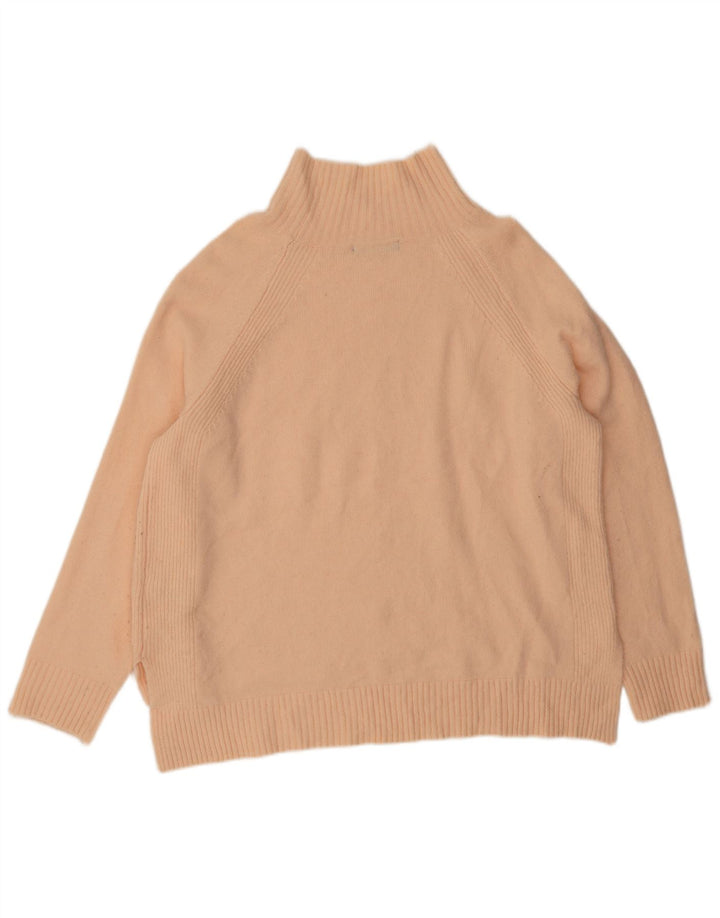 Женский джемпер с высоким воротником Marks & Spencer, Великобритания, 16, большой розовый